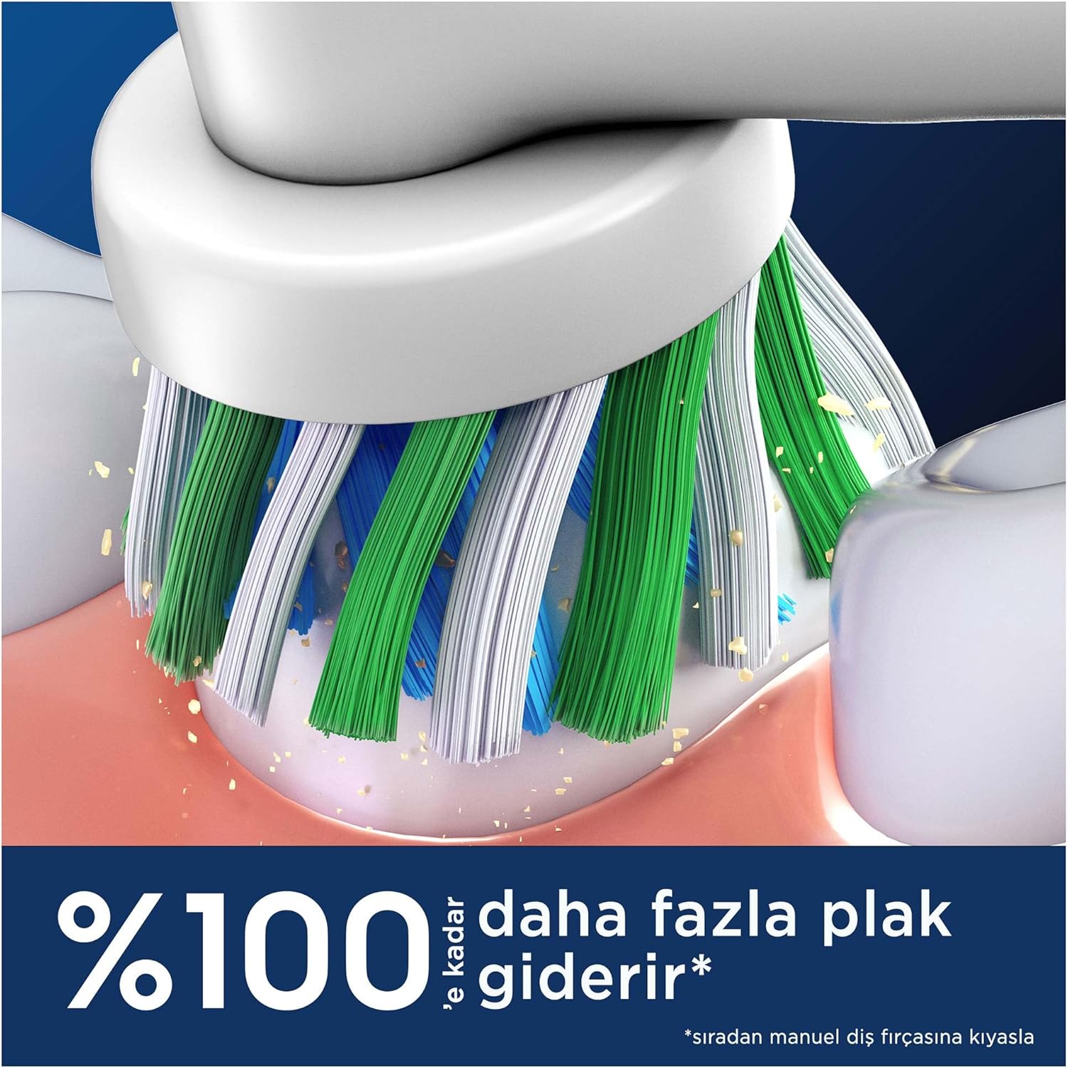 Oral-b Pro Cross Action X-filament Şarjlı Diş Fırçası Yedek Başlığı 4 Adet Görseli