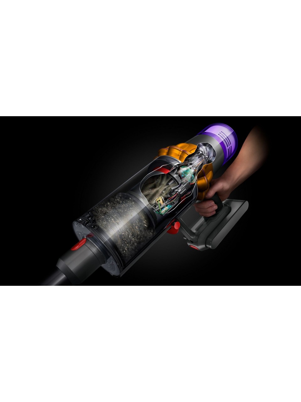 Dyson V15 Detect Absolute Şarjlı Dikey Süpürge Görseli
