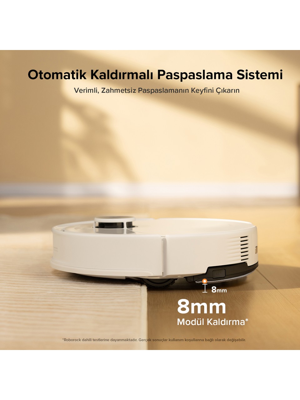 Roborock S8 Pro Akıllı Robot Süpürge Beyaz Görseli
