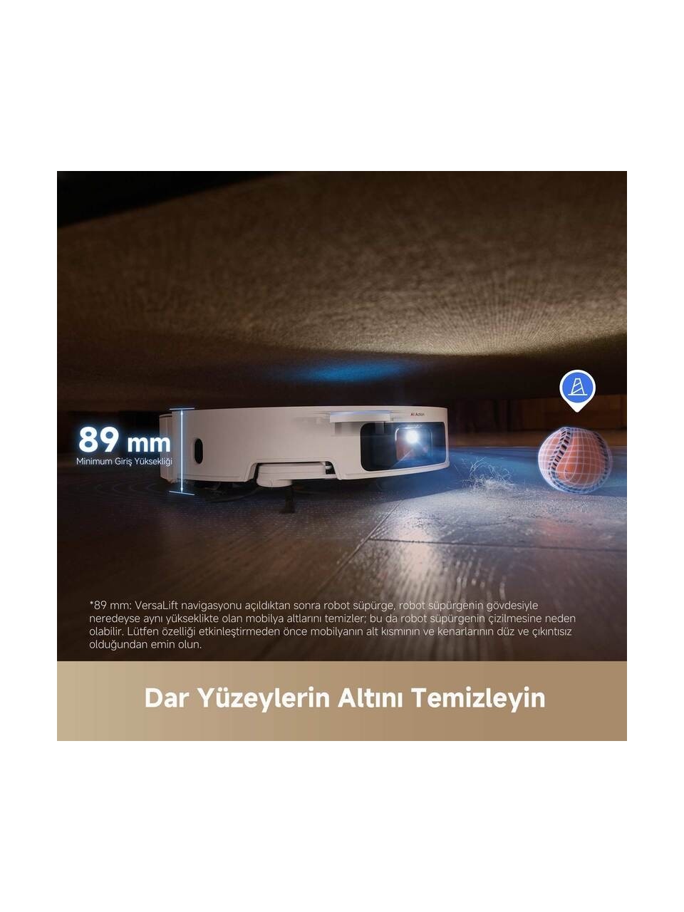 Dreame X50 Ultra Complete Çöp İstasyonlu Akıllı Robot Süpürge Görseli