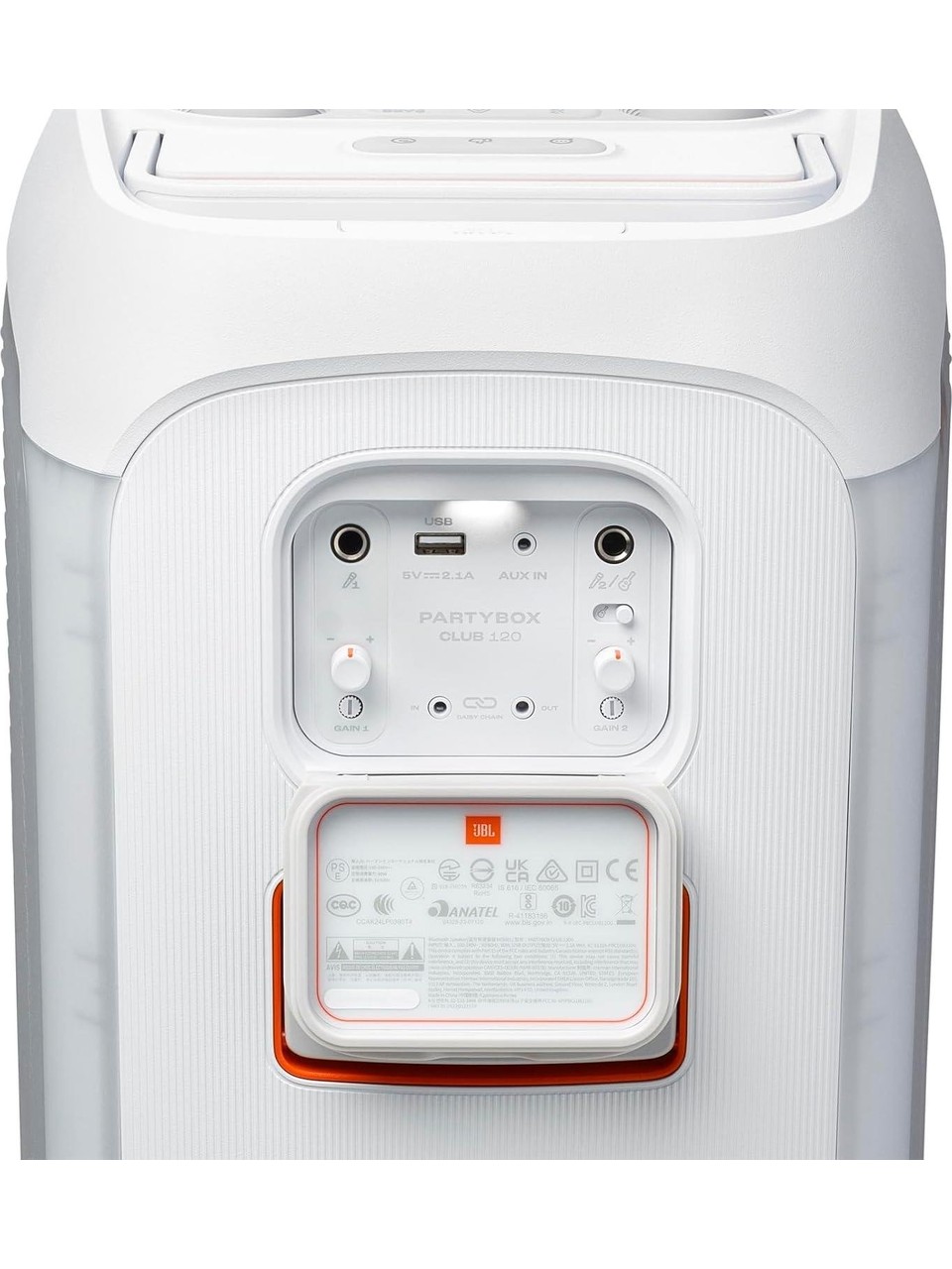 JBL PartyBox Club 120 160 W Beyaz Bluetooth Hoparlör Görseli