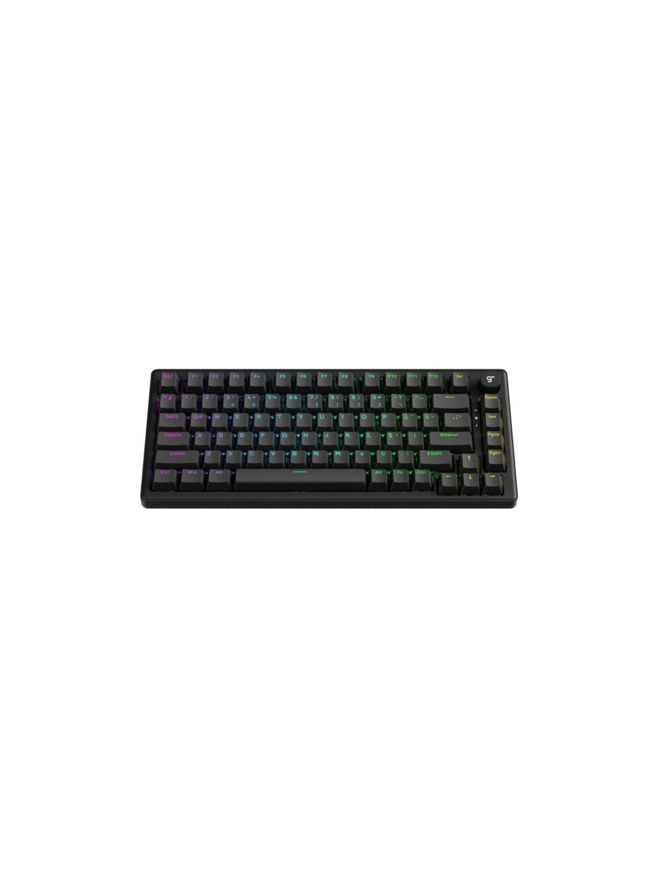 Gameraider K1 He Gri Ultra-fast Lime Manyetik Switch 8k Türkçe Kablolu Gaming Klavye Görseli