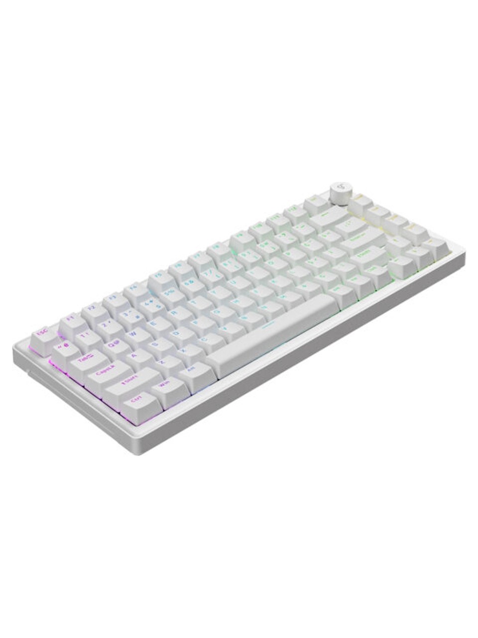 Gameraider K1 Beyaz Ultra-fast Lime Manyetik Switch 8k Türkçe Kablolu Gaming Klavye Görseli