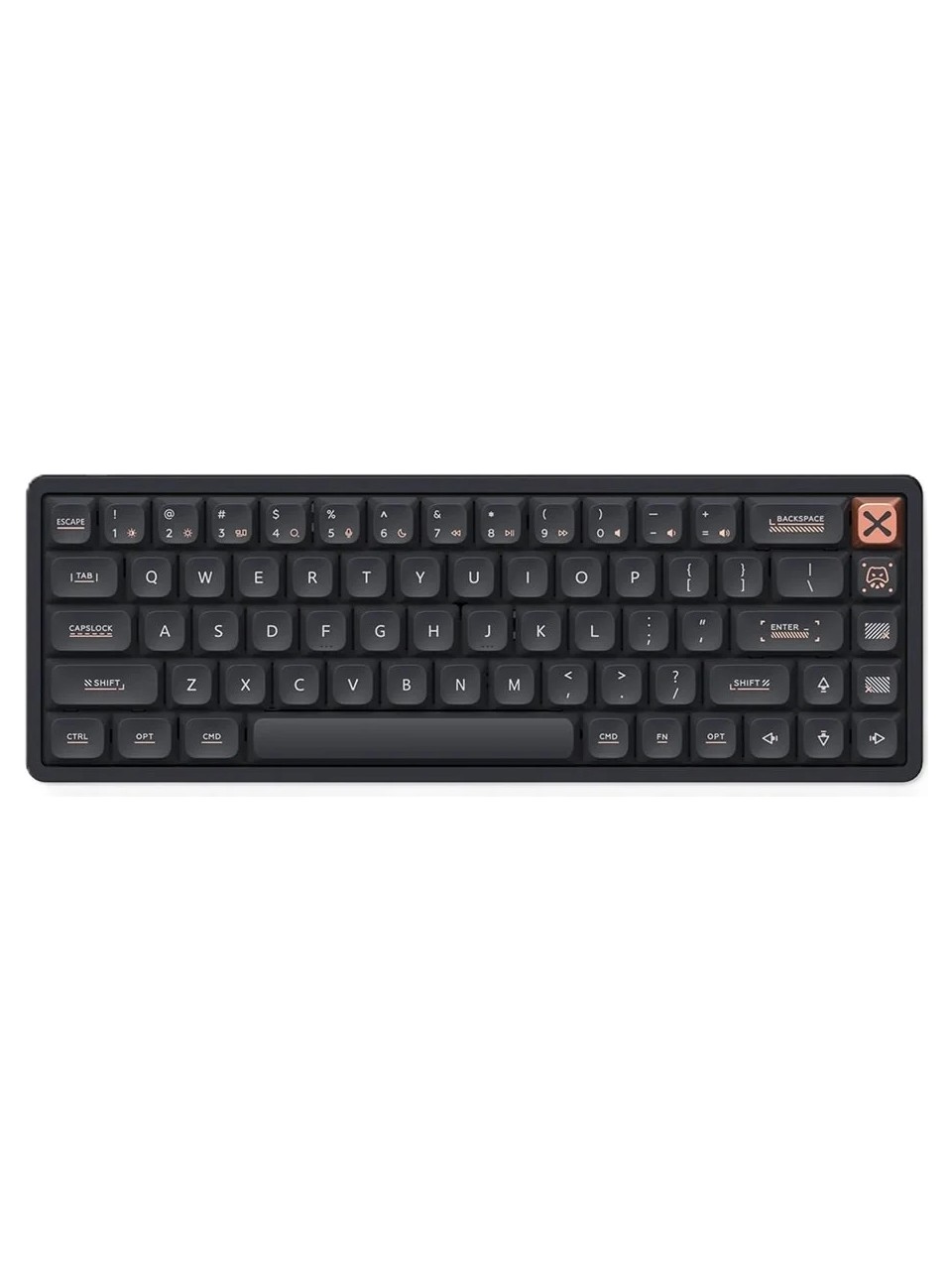 Iqunıx Magi65 Ochre Black %65 Gold Red Switch Rgb Kablosuz Hotswap Mekanik G.klavye