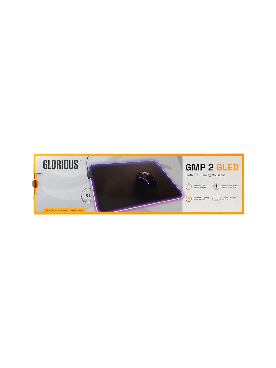 Glorious Gled Rgb Kumaş Oyuncu Xl Mousepad(Glo-Mp2-Gled-Xl-B) - Siyah Görseli