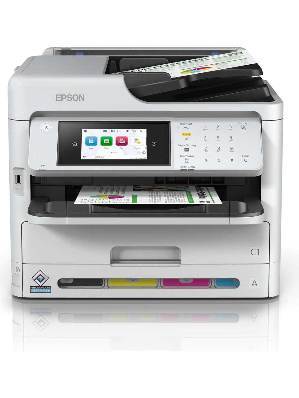 Epson WorkForce Pro WF-C5890DWF Tarayıcı + Fotokopi + Faks Renkli Çok Fonksiyonlu Püskürtme Yazıcı