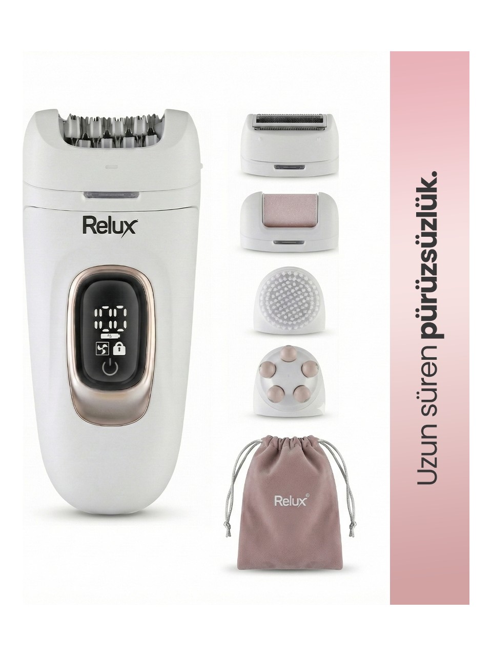 Relux REP9548G PureCare 5in1 Epilatör Islak/Kuru