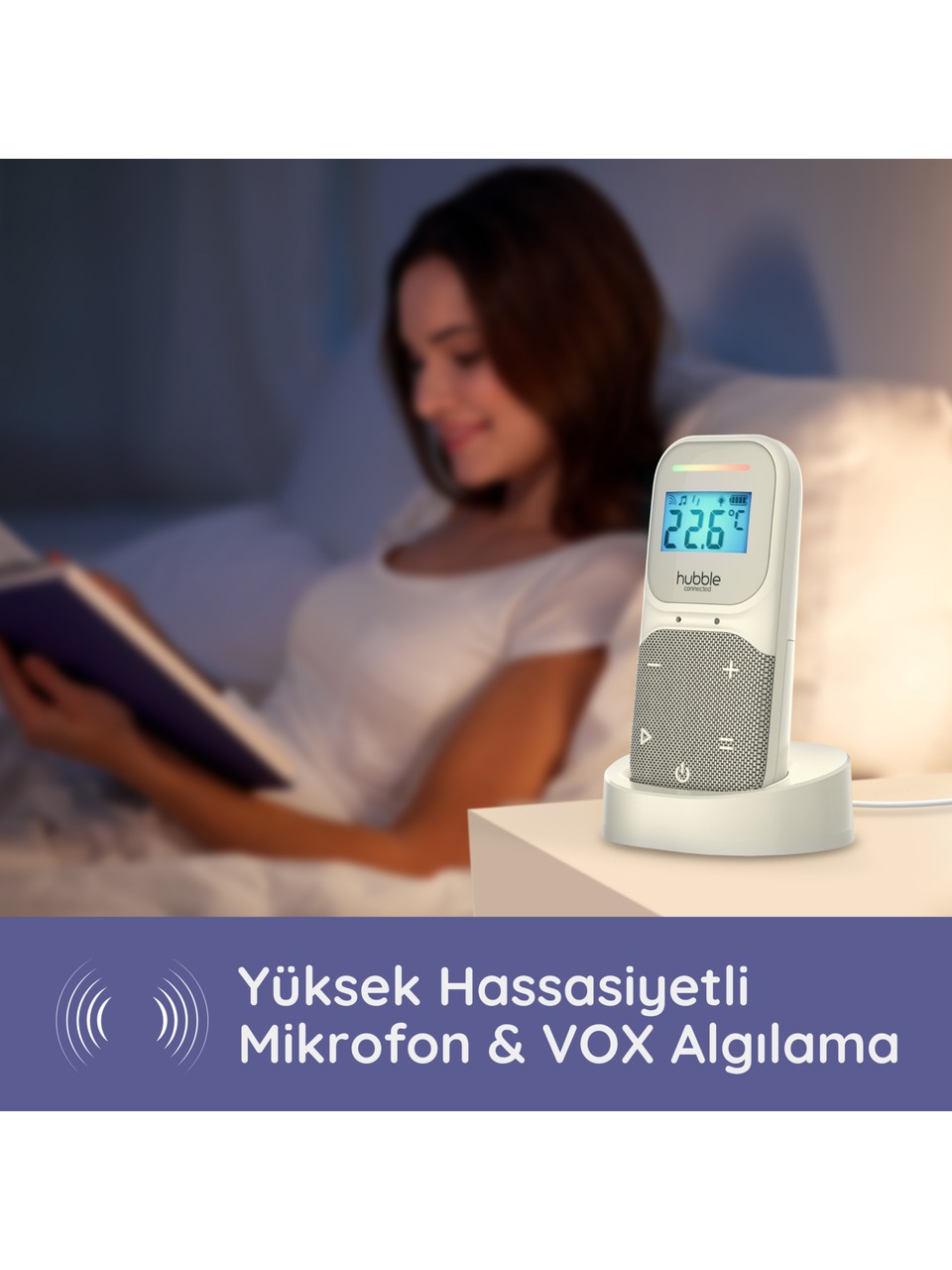 Hubble Connected Sense Glow Pro Bebek Telsizi Görseli