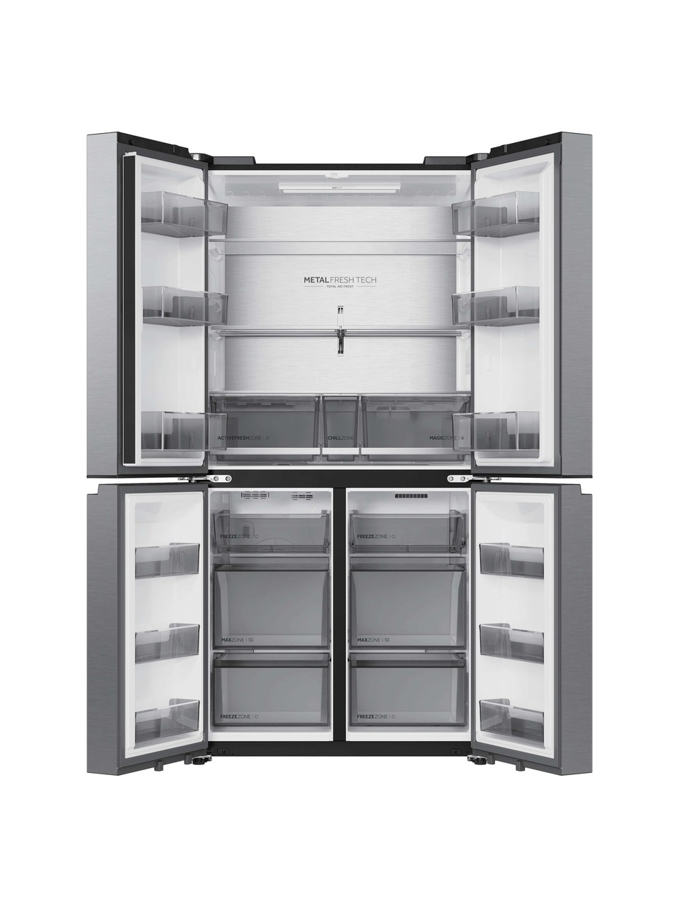 Haier Horizon Cube 90 Series 5 Buzdolabı HCR59F18DNMM iNOX Görseli