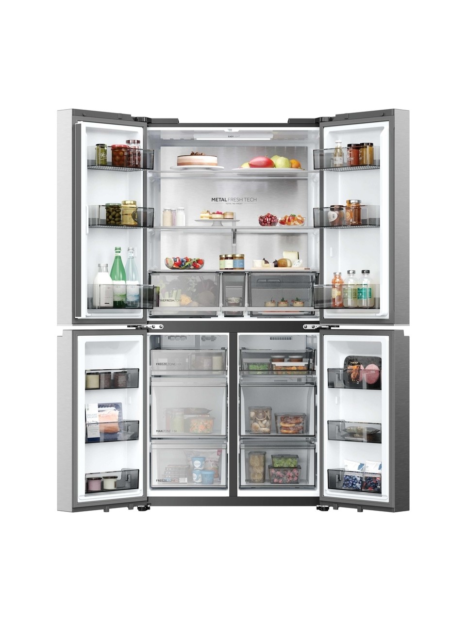 Haier Horizon Cube 90 Series 5 Buzdolabı HCR59F18DNMM iNOX Görseli