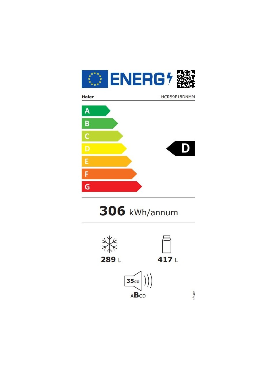 Haier Horizon Cube 90 Series 5 Buzdolabı HCR59F18DNMM iNOX Görseli