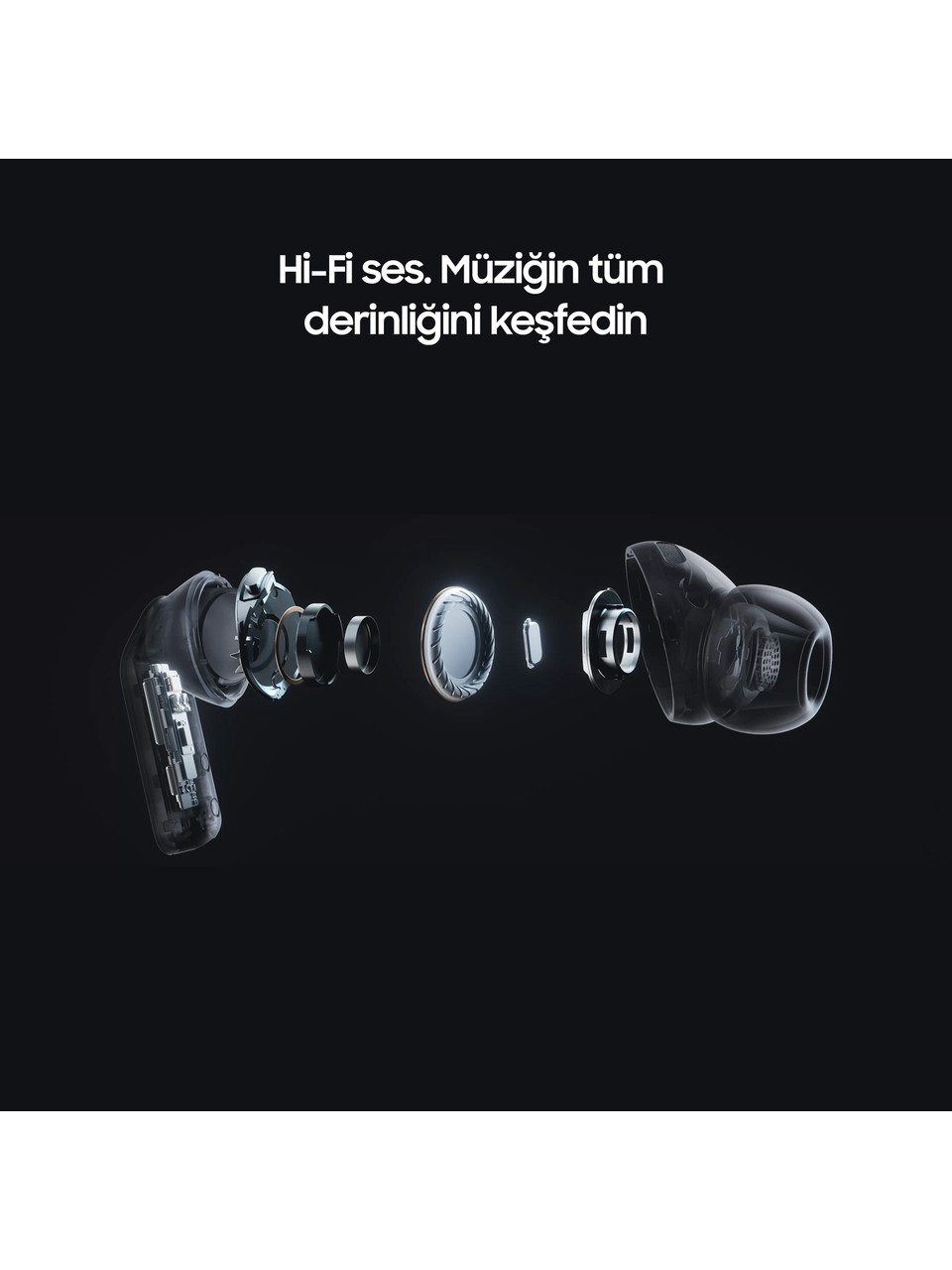 Samsung Galaxy Buds 4 Pro ANC TWS Siyah Kulak İçi Bluetooth Kulaklık Görseli