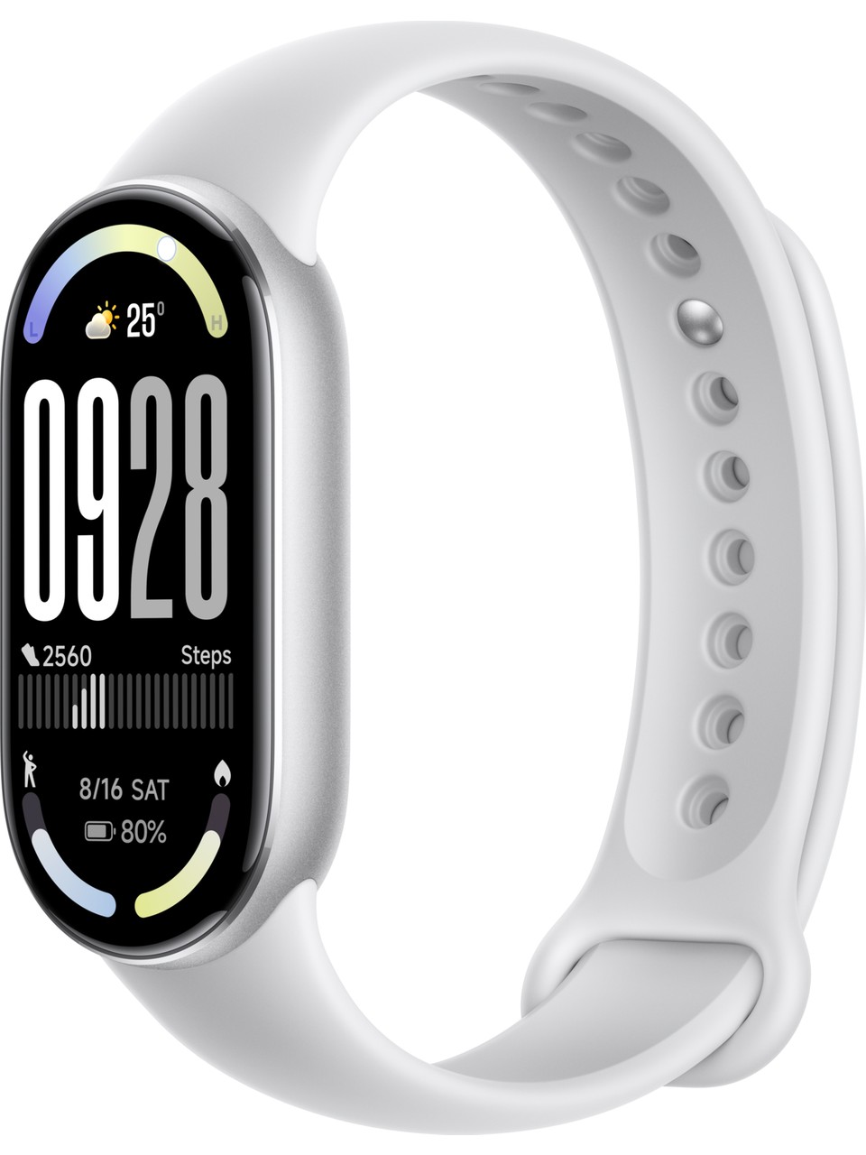 Xiaomi Smart Band 10 Glacier Silver Akıllı Bileklik Görseli