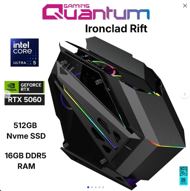 Quantum Q4550 Ultra 5 245kf 16gb 512gb Ssd 8gb 5060 Klave Set Freedos