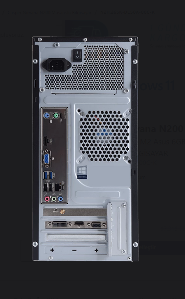 Casper Nirvana N2h.225s-bq00a-00a Core5  225 16gb Ram 1tb Ssd Win11h Masaüstü Bilgisayar Görseli