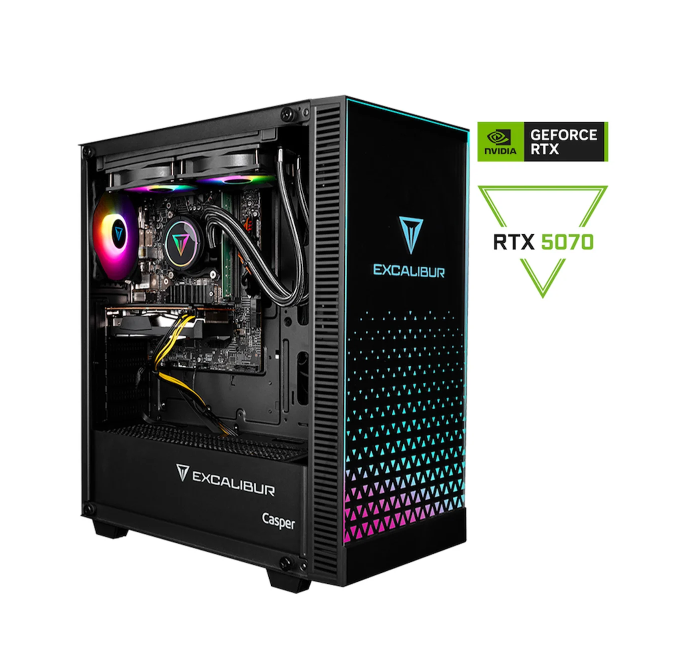 Casper Excalibur E65l.147f-dq70a-0re-k I7 14700f 32gb 1tb Ssd Rtx 5070 12 Gb Win11h Gam Kasa