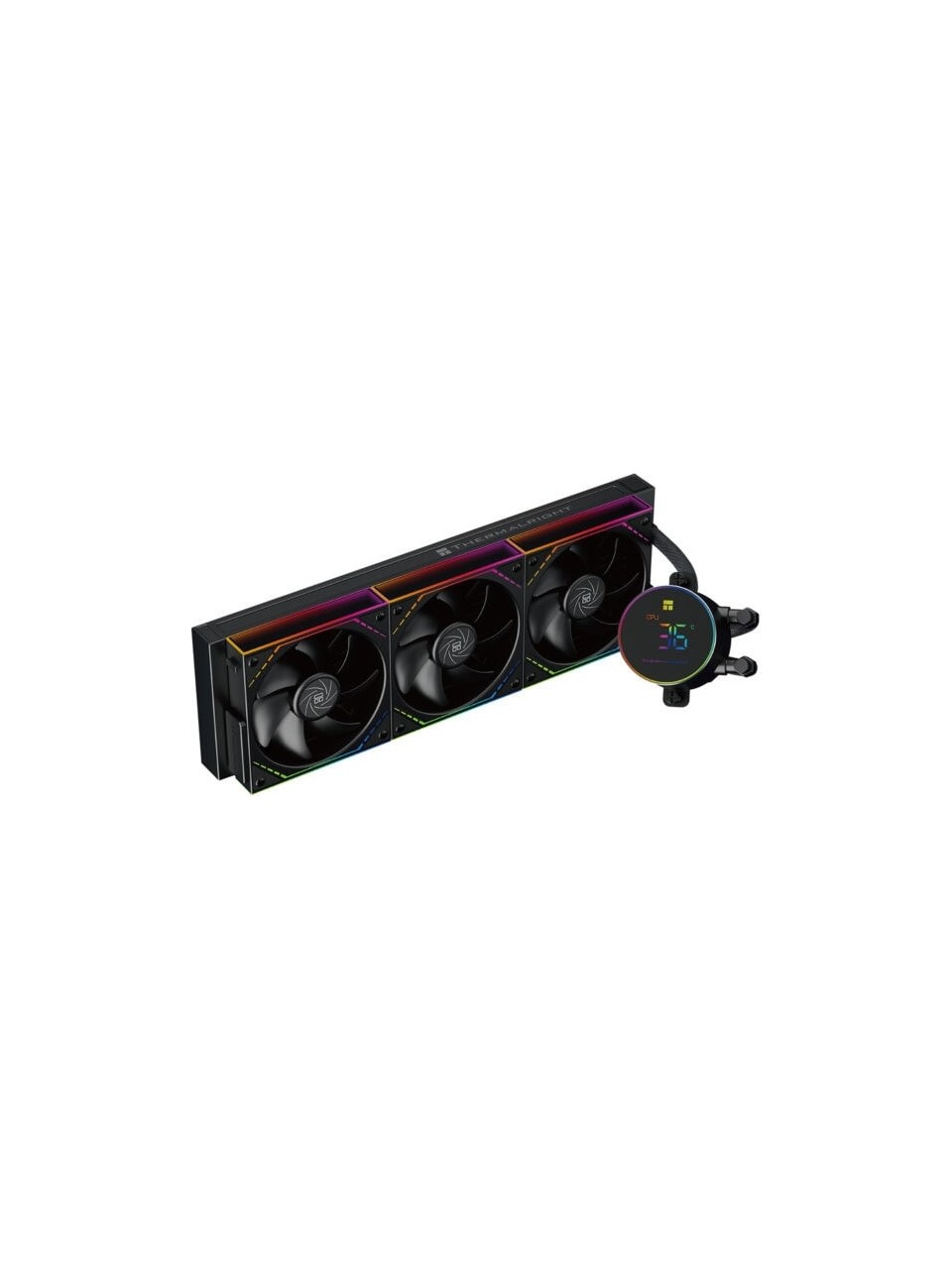 Thermalright Frozen Magic 360 Digital Argb Black V2 360MM Intel-Amd Uyumlu Işlemci Sıvı Soğutucu Görseli