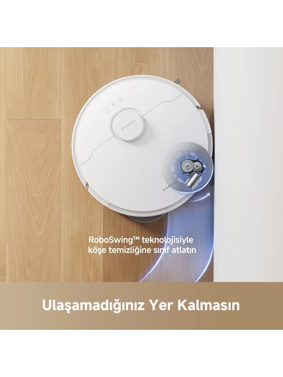 Dreame L40 Plus Çöp İstasyonlu Akıllı Robot Süpürge Görseli
