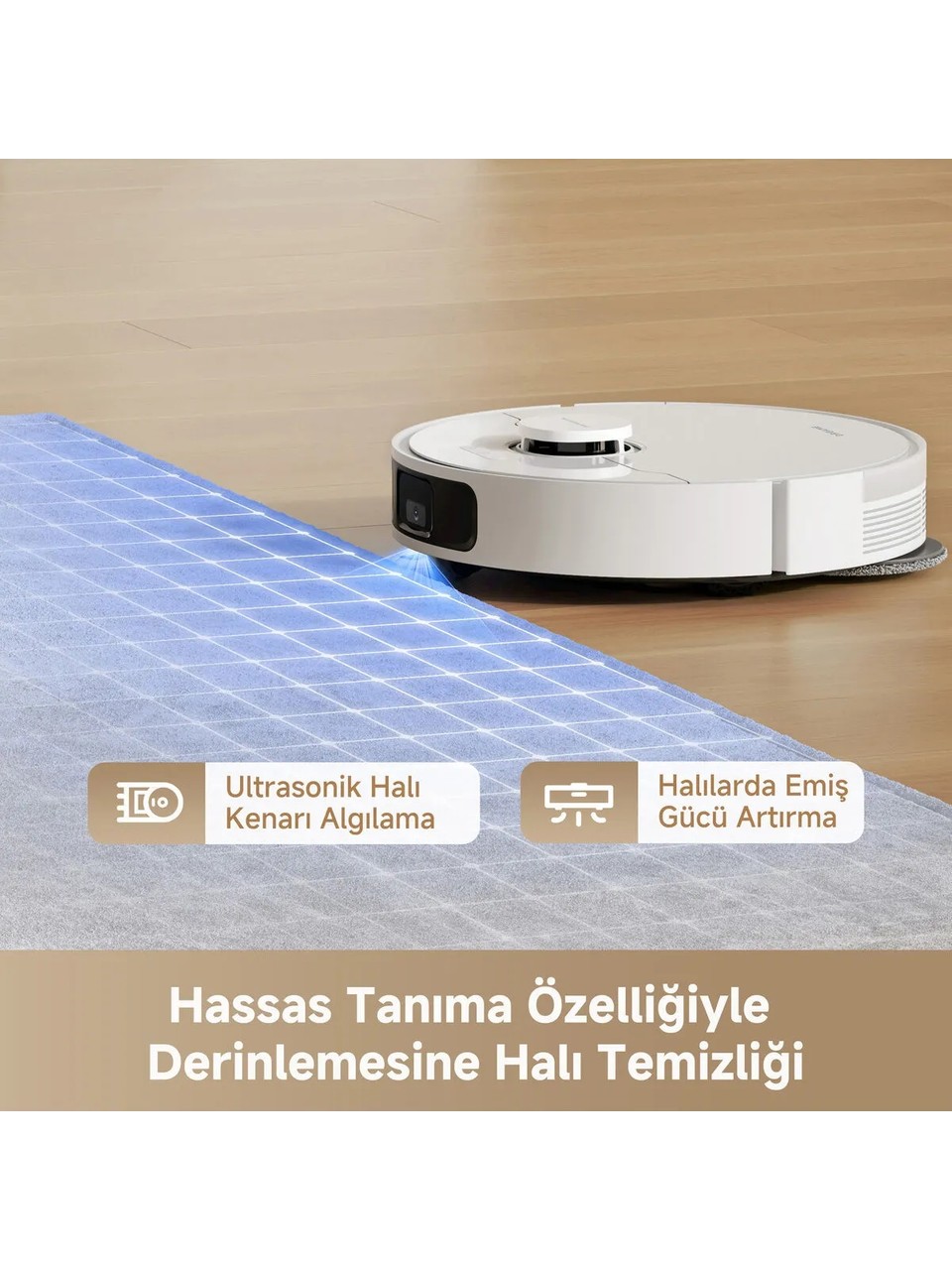 Dreame L40 Plus Çöp İstasyonlu Akıllı Robot Süpürge Görseli