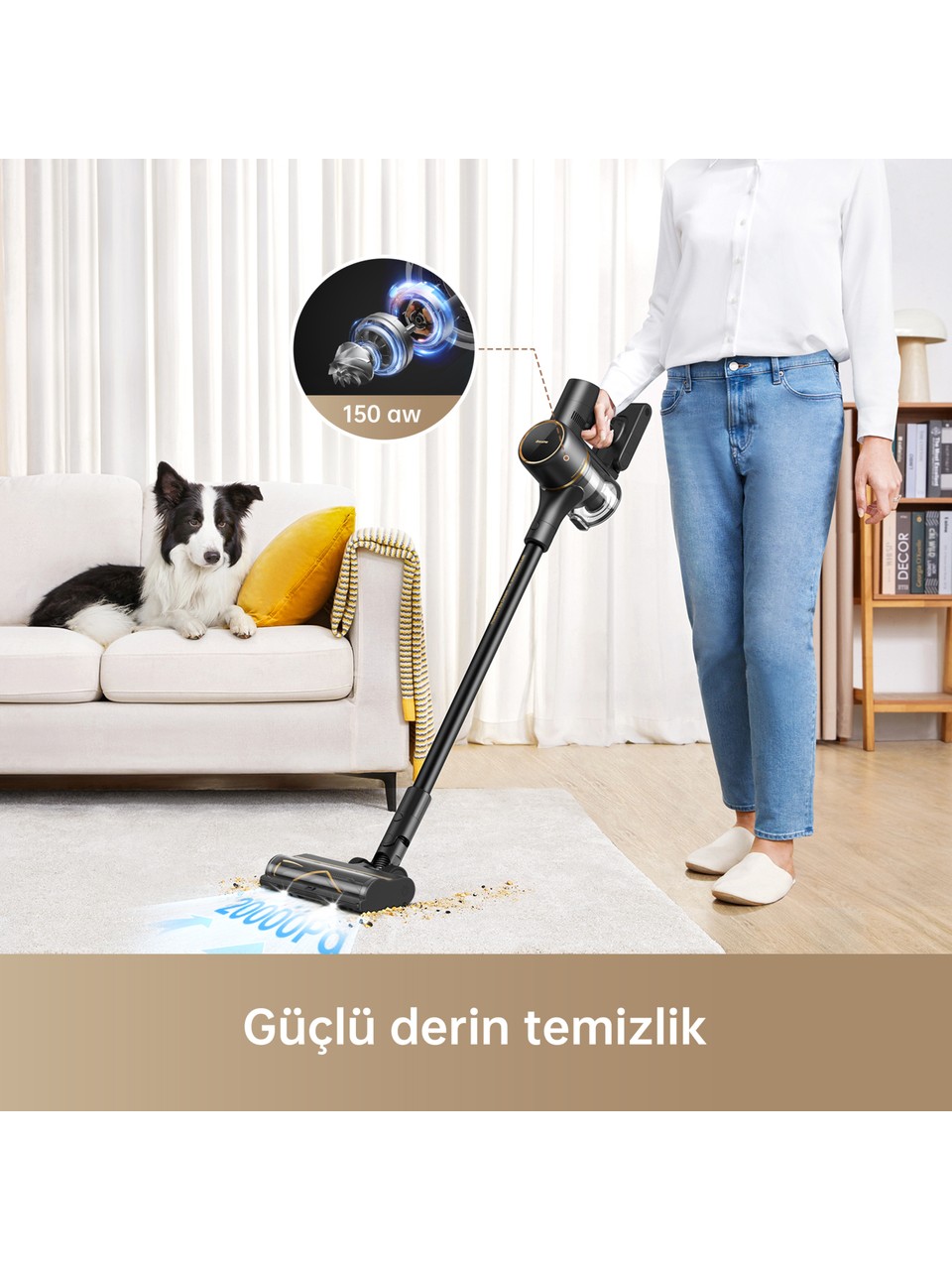 Dreame R10 Pro Şarjlı Dikey Süpürge Görseli