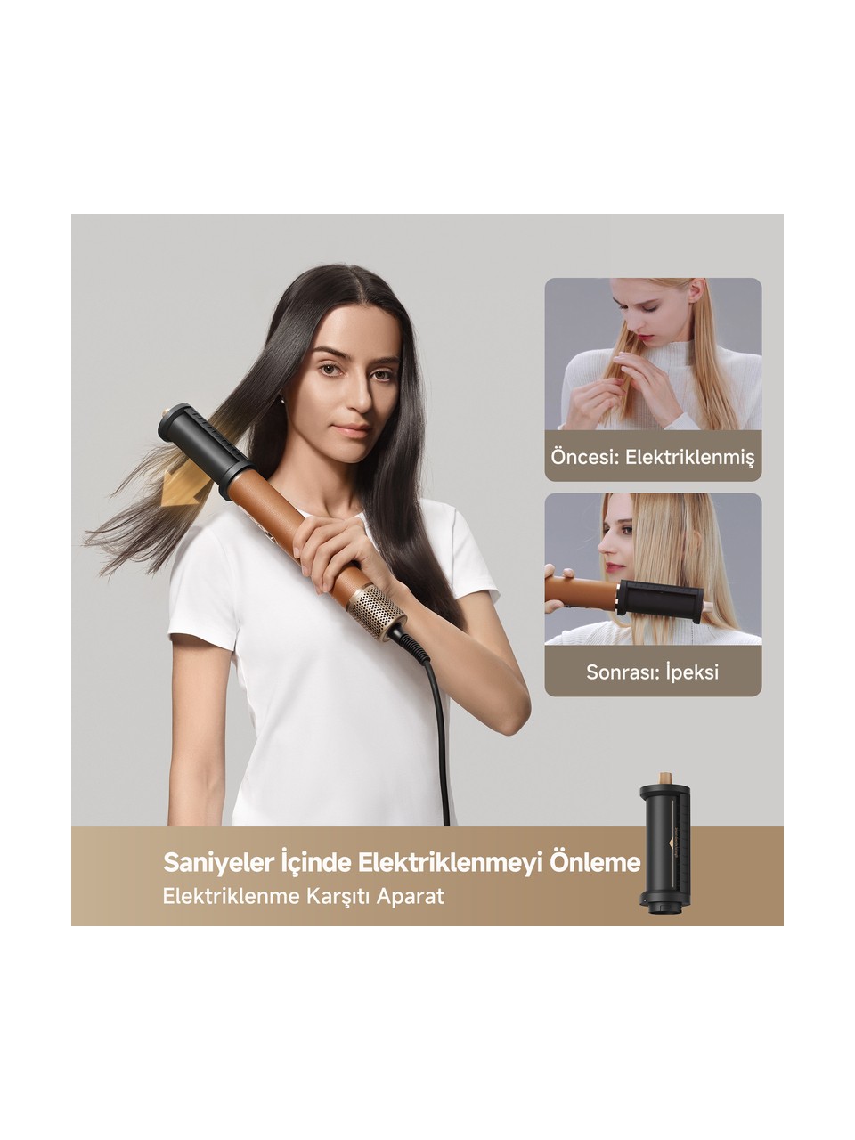 Dreame Airstyle Pro 7in1 Saç Şekillendirme Seti Amber