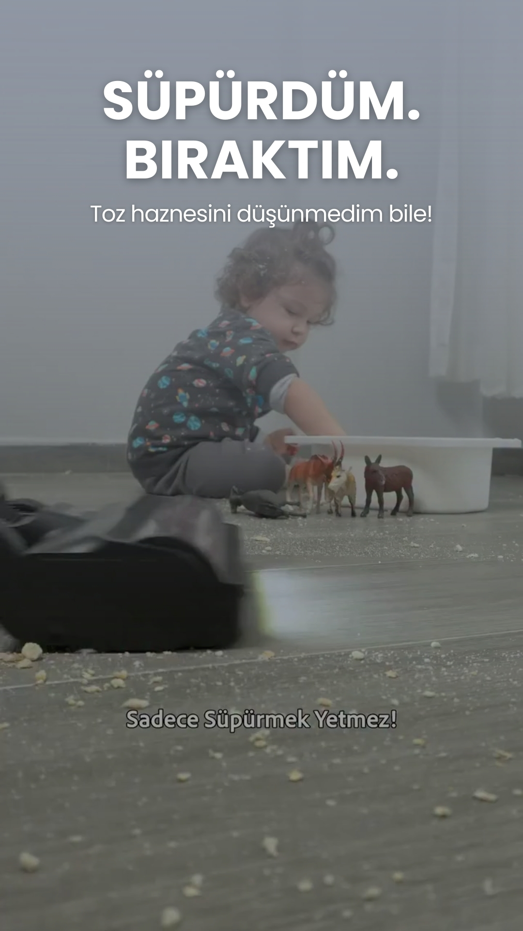 Arnica Toz Boşaltma İstasyonlu Süpürge