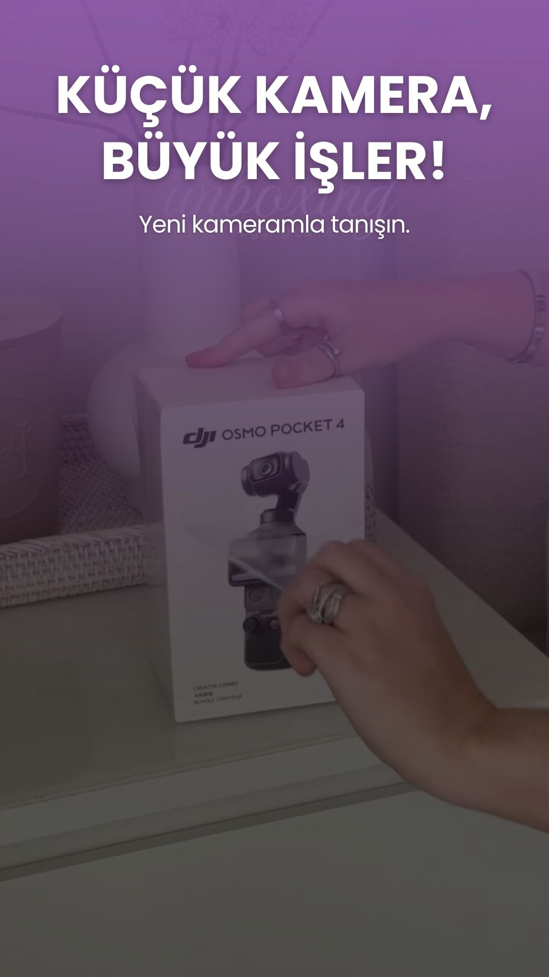 Djı Osmo Pocket 4 Standard Combo Gimbal